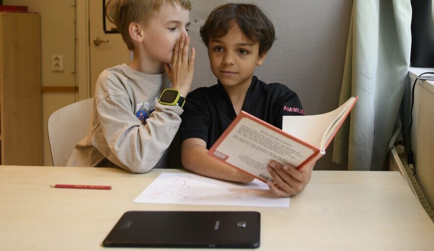 elever i grundskolan